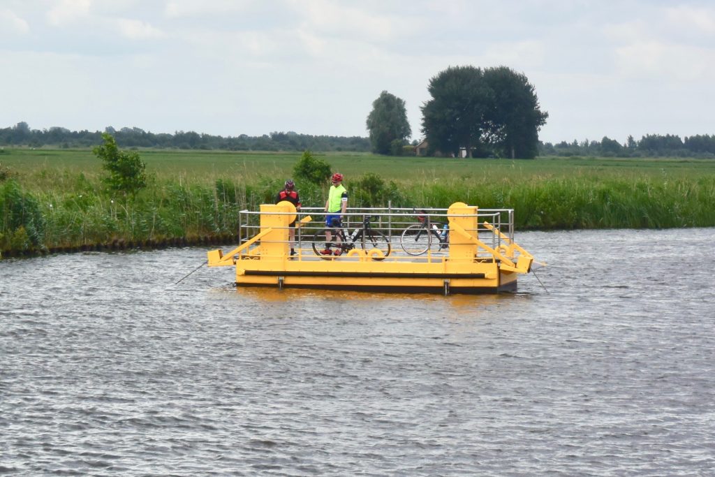 SB-Seilfähre, zum Kurbeln