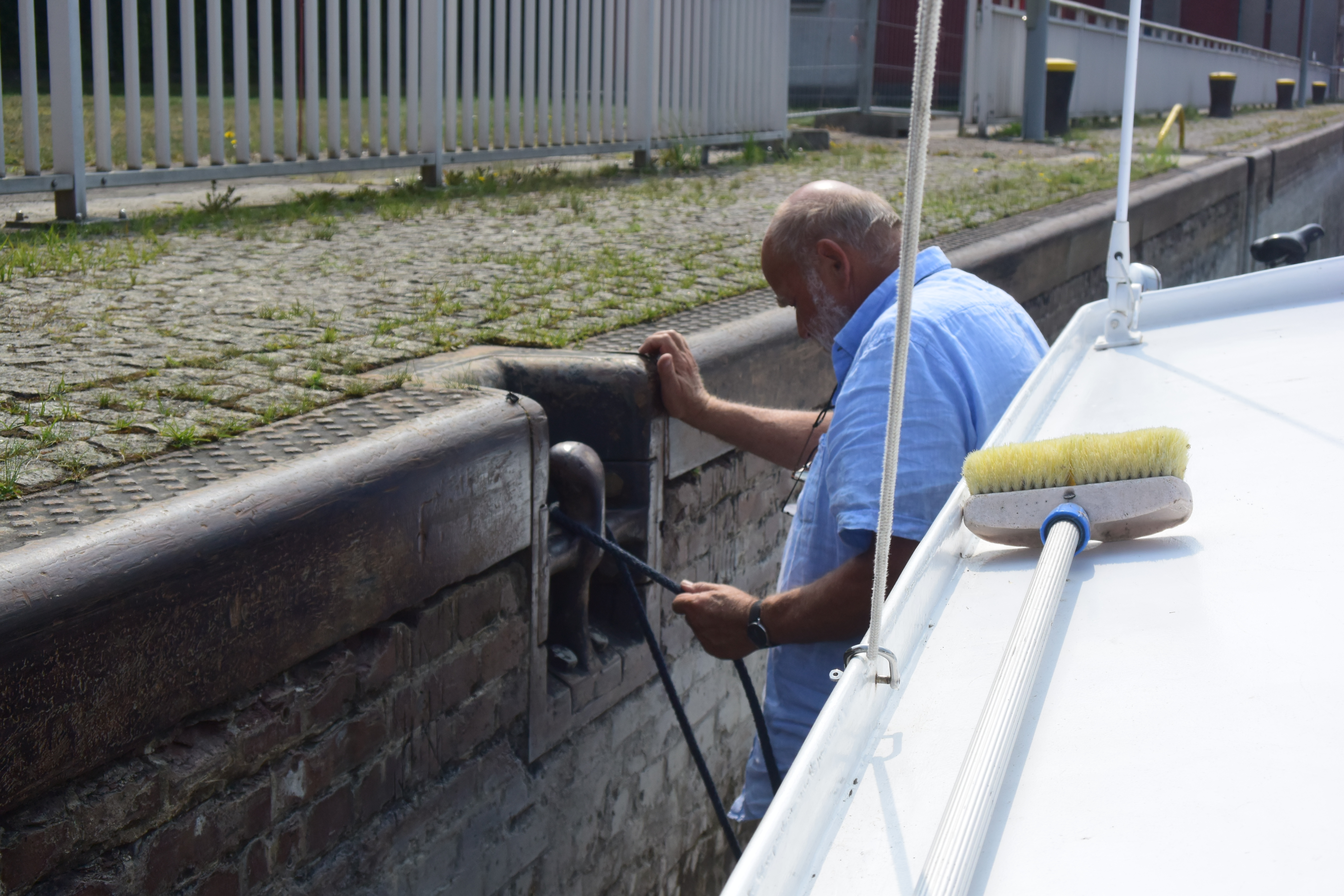 Heute an der Mittelklampe: Rainer
