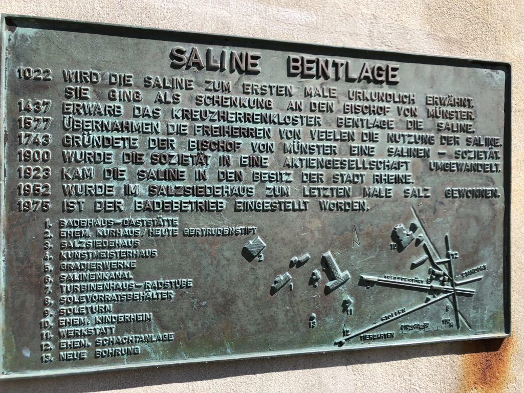 Saline Gottesgabe, Bentlage