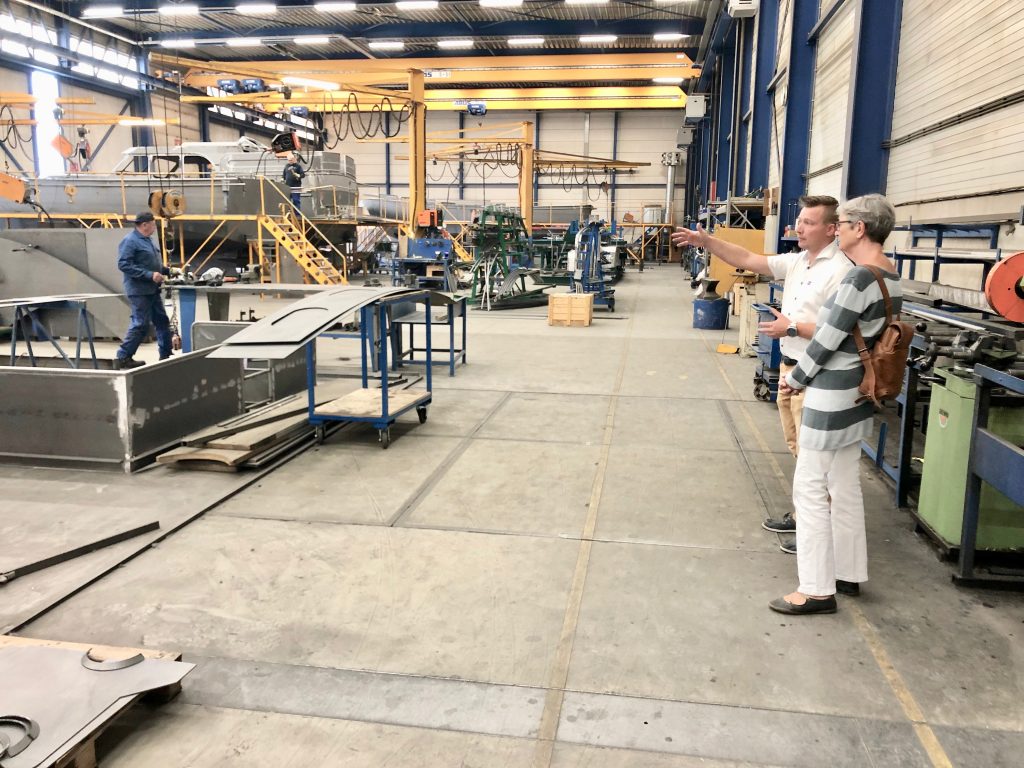 Besuch in der Kaskomontage