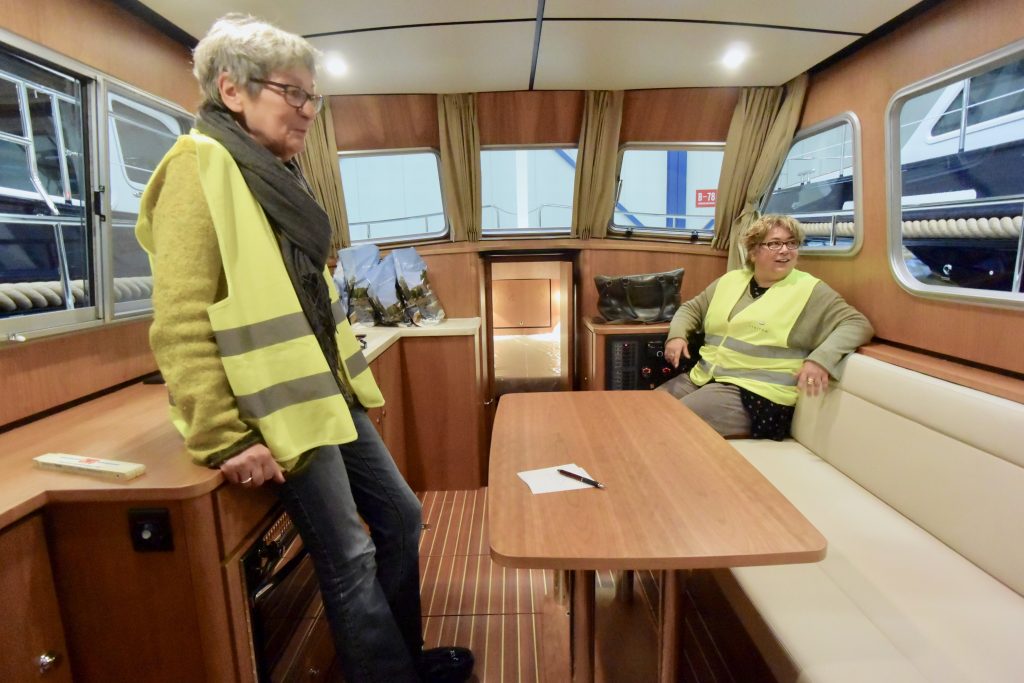 Ein schönes Gefühl, so im fertigen Schiff zu sein