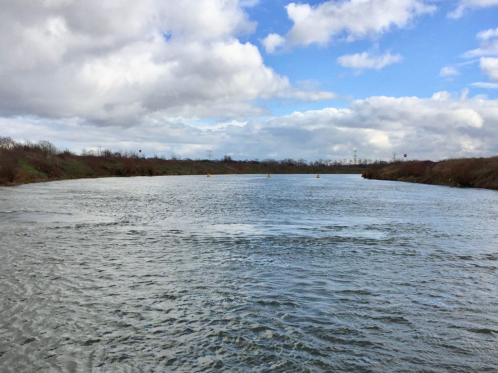 Ende Gelände. Hier endet die schiffbare Maas