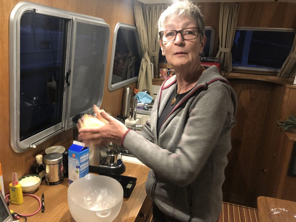 Teig kneten für die Quiche