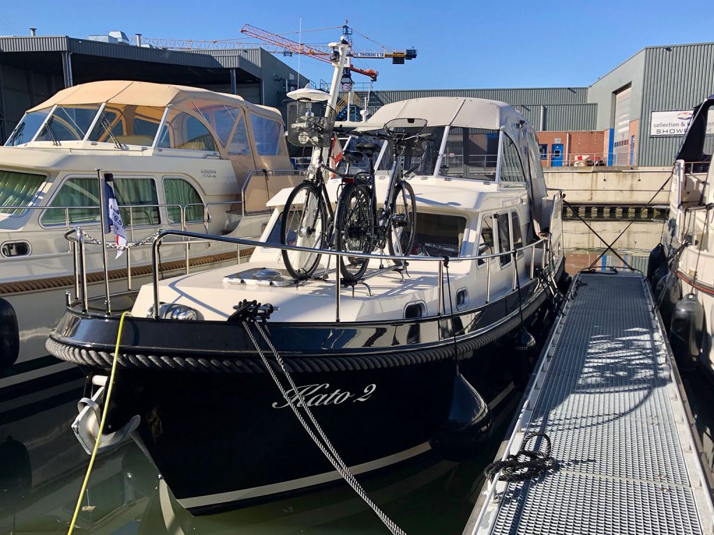 Super, unsere Räder sind an Bord