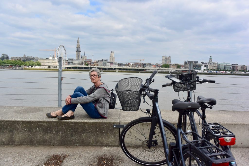 Nette Ausblicke auf Hafen ...