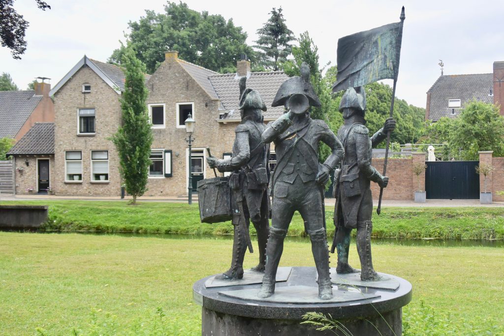 Napoleons Truppen "grüßen"