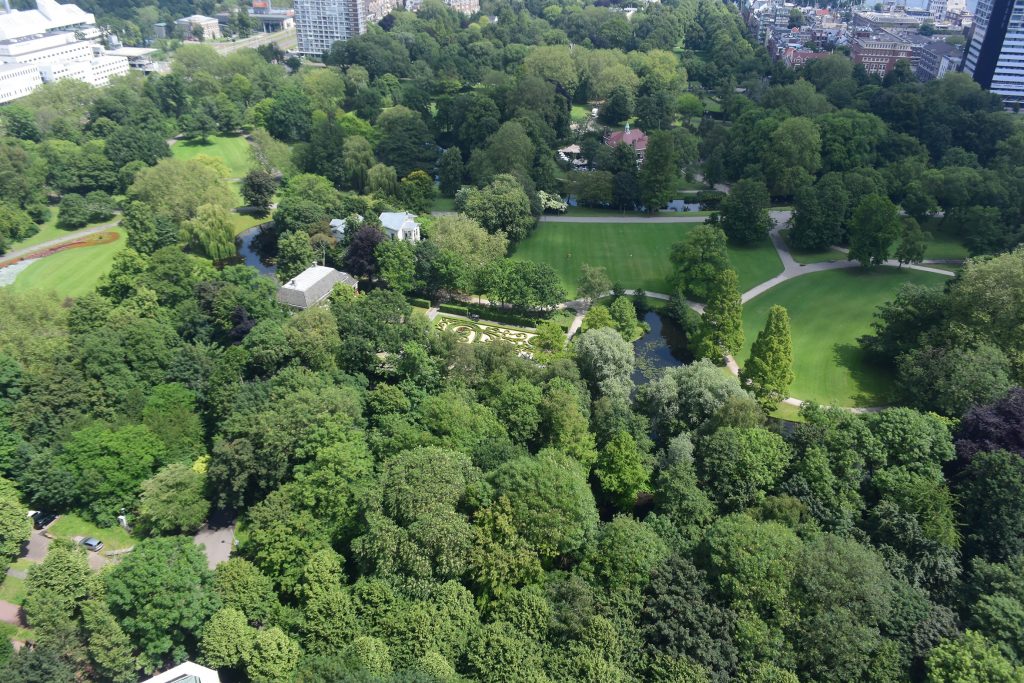 Der Het Park direkt am Fuße des Euromast