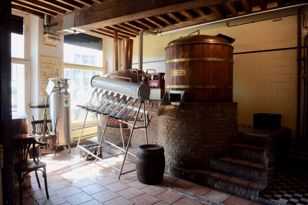 Gebraut wird Helles, Dunkles und Weizen