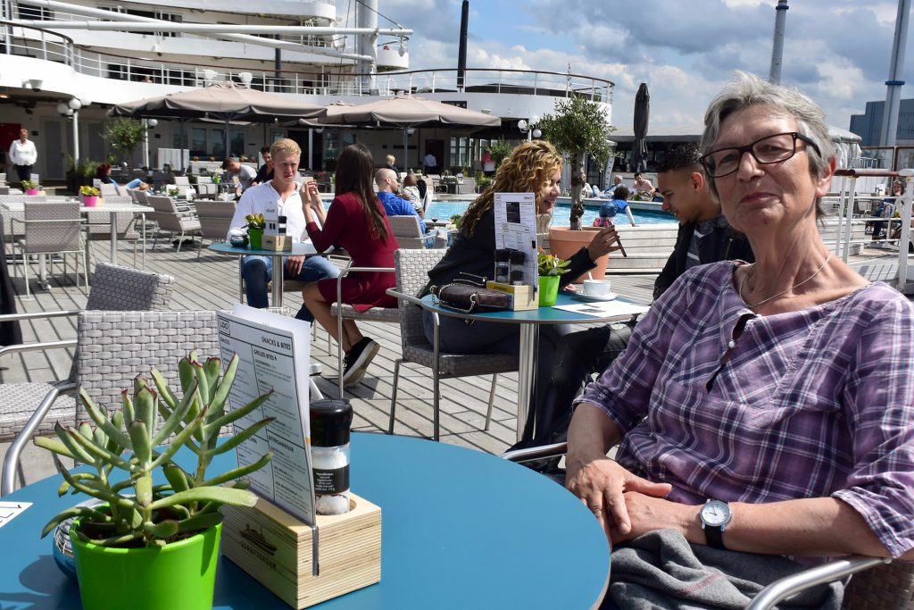 Eispause auf dem Achterdeck