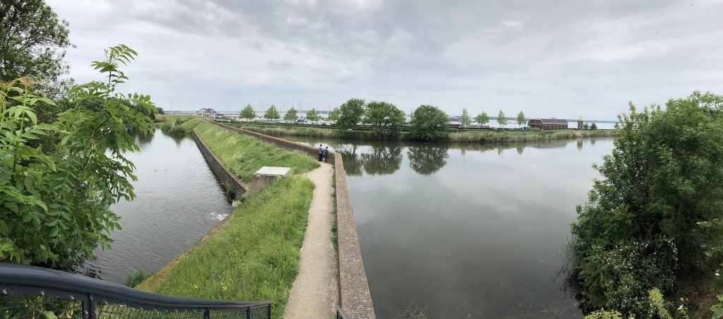 Zugang vom Yachthafen zur Stadt