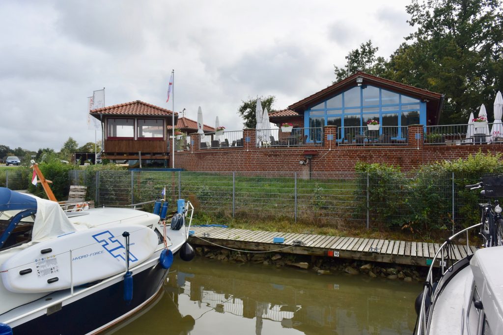 Stopp im Recker Yachthafen