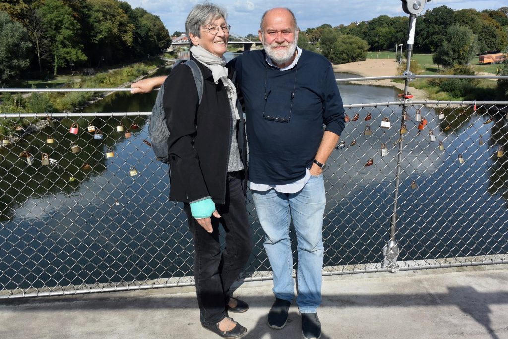 Auf der Glacisbrücke