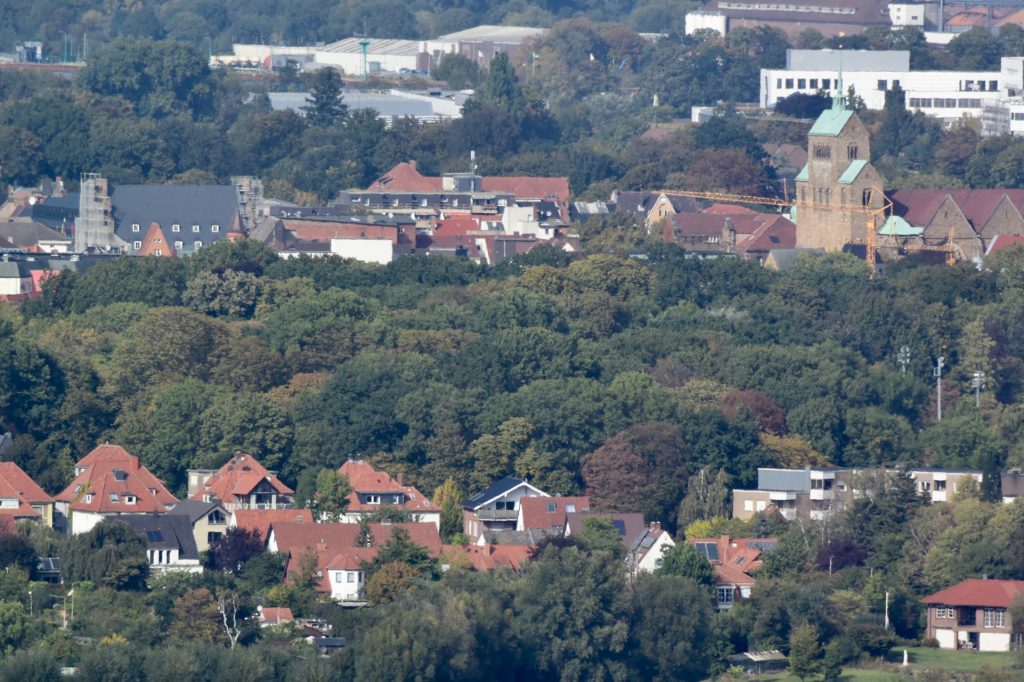 Der Dom in Minden ist gut erkennbar ....
