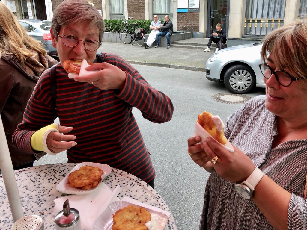 ... mit Markt-Reibekuchen-Pause