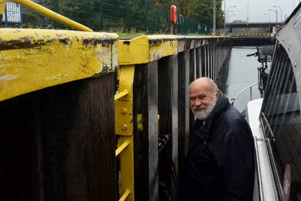 ... zur Brandenburger Vorstadtschleuse. Für die kleine Stadtschleuse ist die Kato 2 leider zu hoch