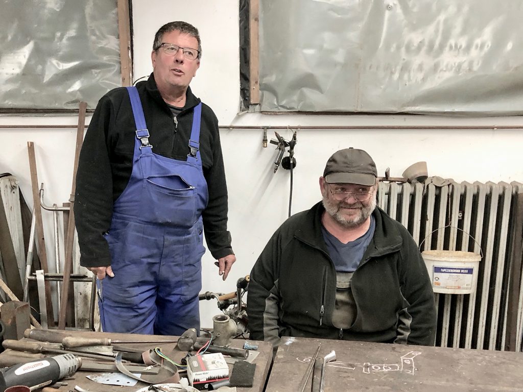 Absprachen mit Andreas und Micha wg. Winterlager